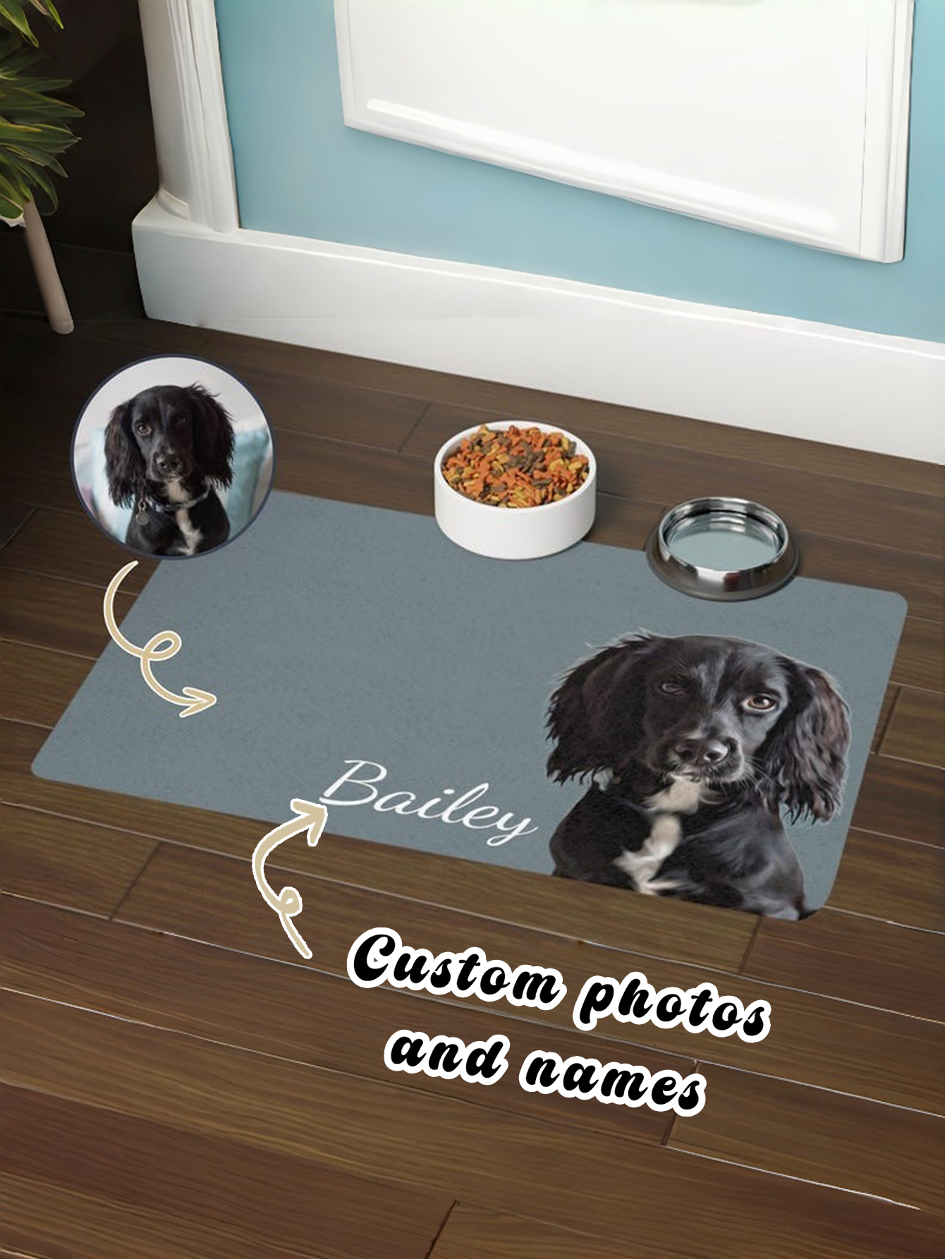 Personalized Pet Placemats with Name and Photo